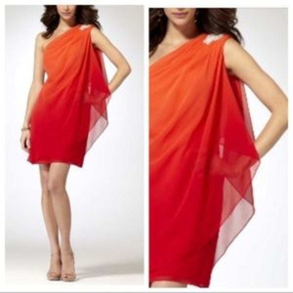 Gorgeous Orange Cache Dress!